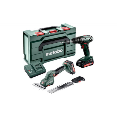 Набір інструментів Metabo Combo Set 2.2.5 18V (ножиці для трави та кущів SGS 18 LTX Q + шурупокрут BS 18)