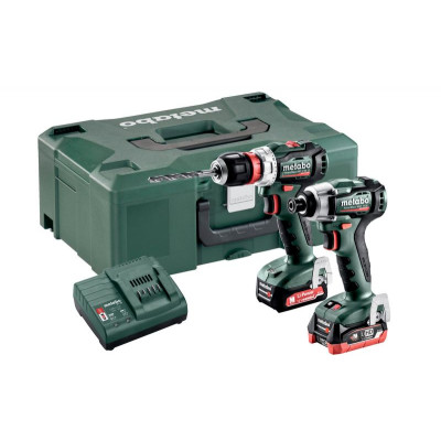 Набір інструментів Metabo Combo Set 2.7.4 12 V BL PowerMaxx (ударний гайковерт SSD 12 BL + шурупокрут BS 12 BL Q)