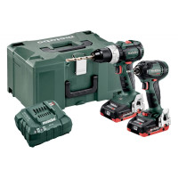 Набір інструментів Metabo Combo Set 2.1.11 18 V (шурупокрут BS 18 LT BL + ударний гайковерт SSD 18 LTX 200 BL)