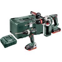 Набір інструментів Metabo Combo Set 2.3.6 18 V (шурупокрут BS 18 LT BL + перфоратор KHA 18 LTX BL 24 Quick)