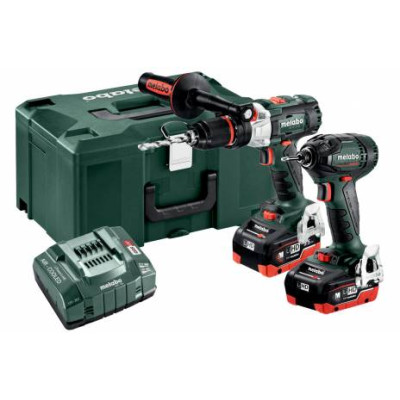 Набір інструментів Metabo Combo Set 2.1.15 18 V LiHD 2x5.5 Ah (ударний шурупокрут SB 18 LTX BL I + ударний гайковерт SSD 18 LTX 200 BL)