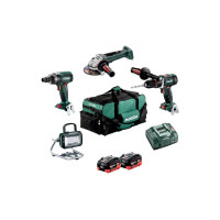 Набор инструментов Metabo Combo Set 4.3.2 18 V (шуруповерт BS 18 LTX BL I + гайковерт SSW 18 LTX 400 BL + болгарка Metabo WB 18 LTX BL 125 Quick)