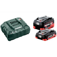 Акумулятор Metabo LiHD 18 V 1x4.0 Аг + 1x5.0 Аг + ЗУ ASC 55