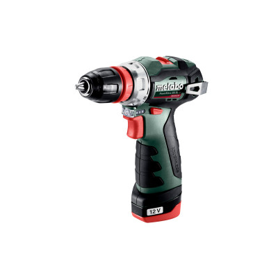 Аккумуляторная бесщеточная дрель-шуруповерт POWERMAXX BS BL Q |Li-Power 2x12 V 2 Ah + LC 40 + кейс